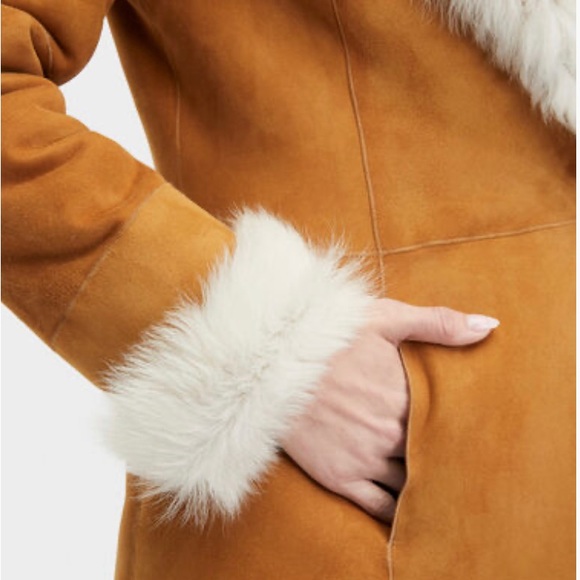 UGG NWT Vanesa Toscana Shearling Coat SOLD OUT - Picture 6 of 11